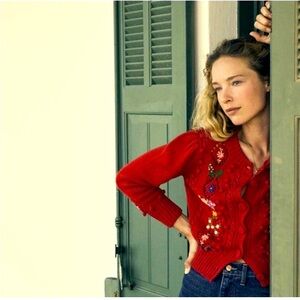 Doen forget me not cardigan